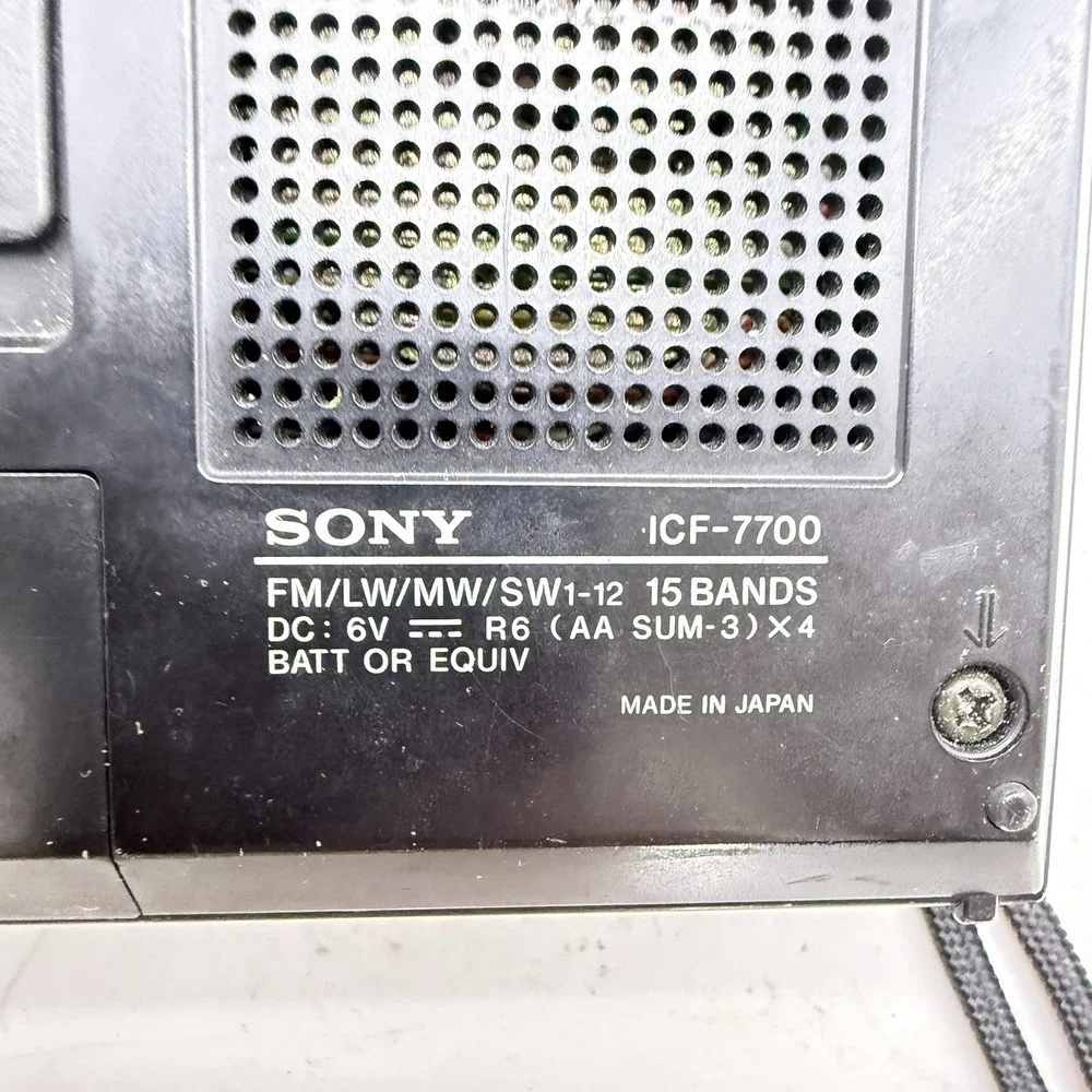 Sony ICF-7700 World Band Shortwave Radio PLL Receiver 15 Band Working- Read